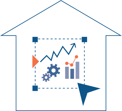 Data warehousing icon